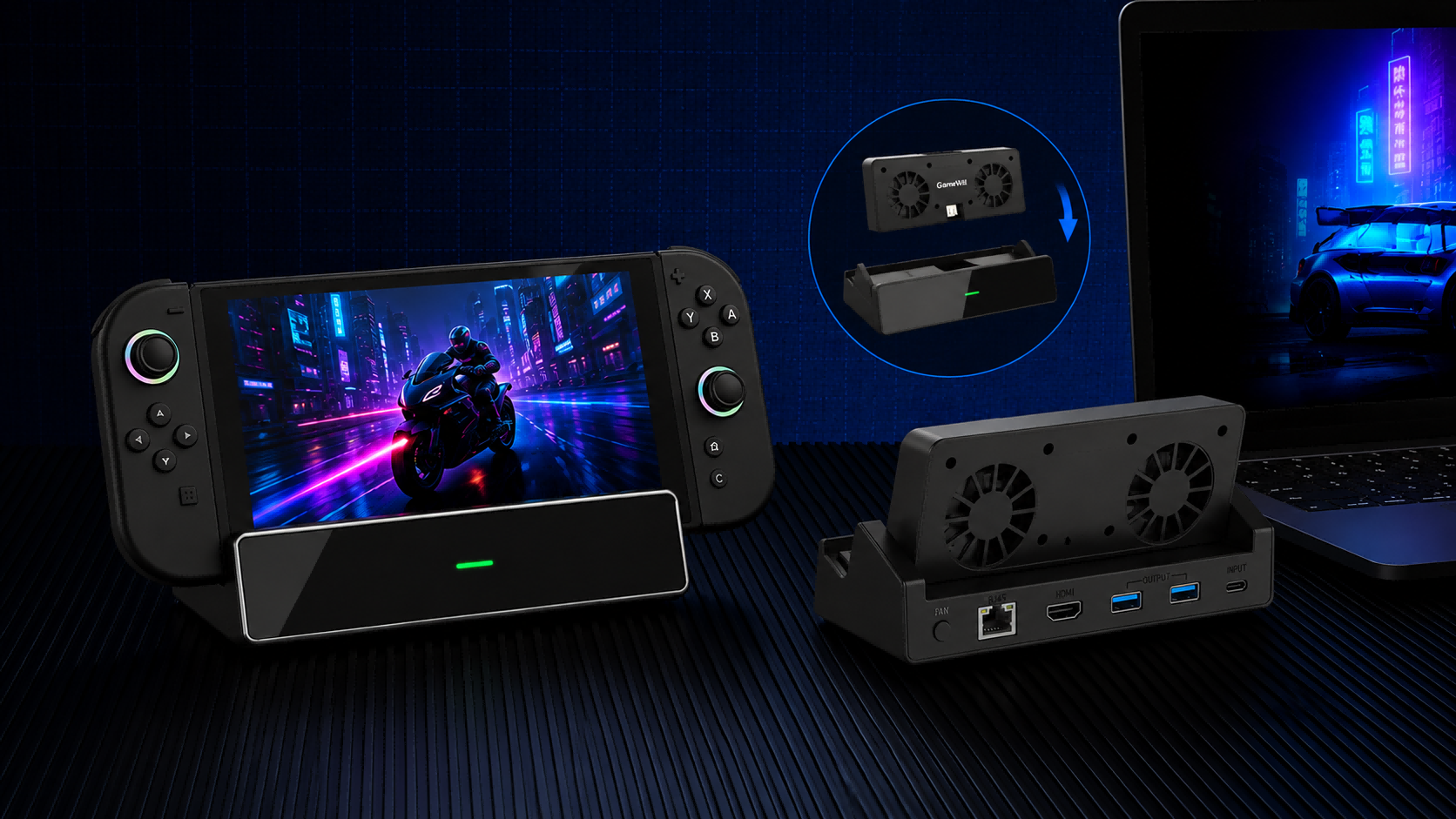 2-in-1 TV Docking Station